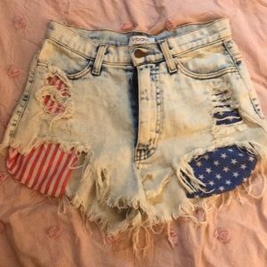 Cheeky American Flag shorts